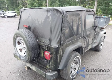 2002 Jeep Wrangler X z USA, uszkodzony, nr VIN 1J4FA39S22P758455